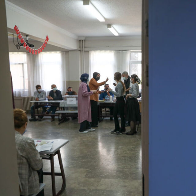 Güney beldesinde seçim sonuçlandı