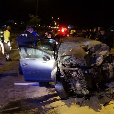 Feci kaza! 1 polis şehit, 1 astsubay yaşamını yitirdi