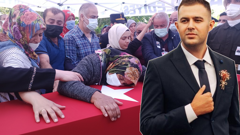 Pençe-Yıldırım şehidine gözyaşlarıyla veda