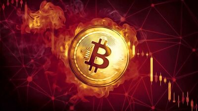Bitcoin'de sert düşüş