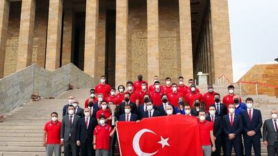 Anadolu Efes, Anıtkabir'i ziyaret etti