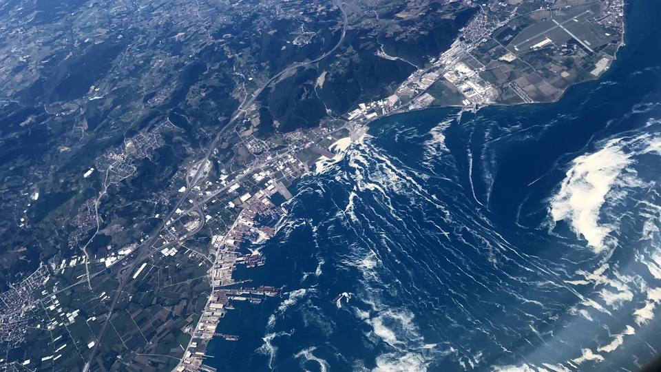 Müsilaj havadan görüntülendi!