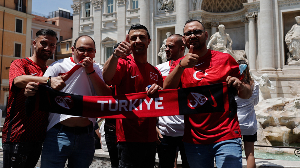 Roma'da 'Türkiye' tezahüratları