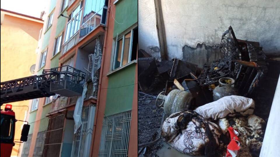 Mutfak tüpü evi küle çevirdi