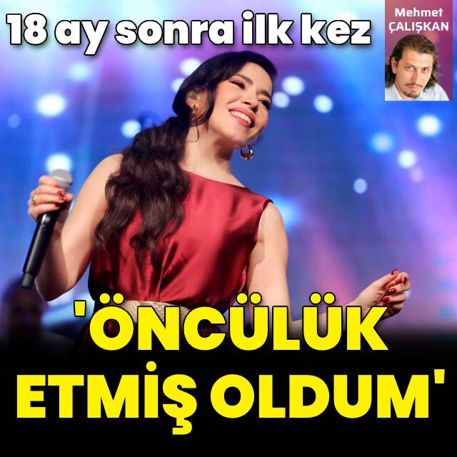'Öncülük etmiş oldum'
