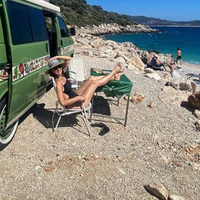 Şevval Sam'ın karavan tatili