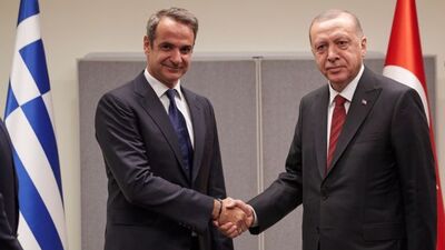 Cumhurbaşkanı Erdoğan-Miçotakis görüşmesi sona erdi