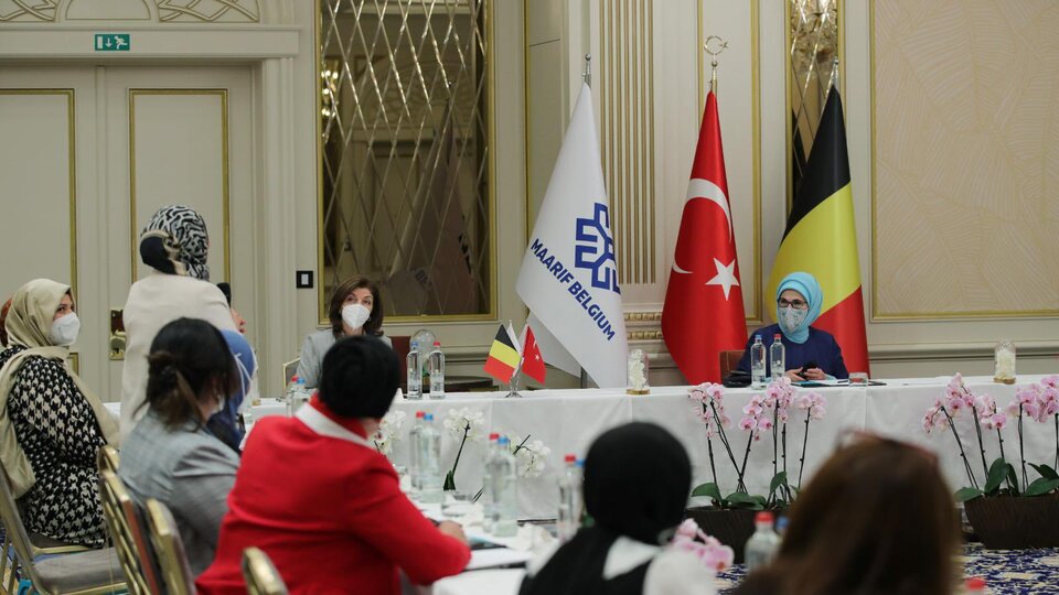 Erdoğan, Brüksel'de Maarif Vakfı'nın istişare toplantısına katıldı