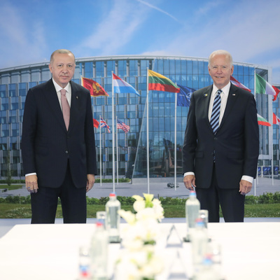 Cumhurbaşkanı Erdoğan ile Biden görüşmesi sona erdi