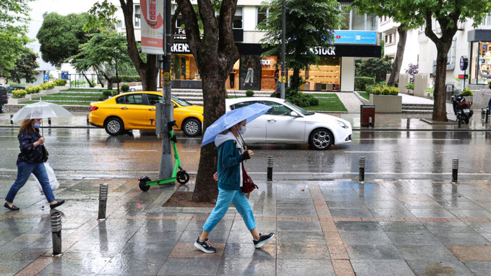 5 bölge için sağanak yağmur uyarısı