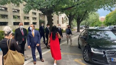 Meclis Başkanı Şentop, Bakan Soylu ile görüştü