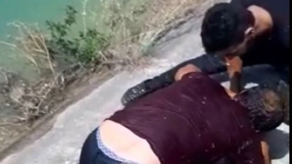 Kahraman! Sulama kanalında sürüklenen çocuğu kurtardı