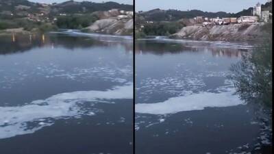 Simav Çayı'ndaki köpürme endişelendirdi