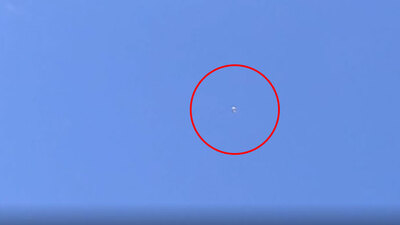 UFO zannedip telefona sarıldı! Uzmanlar gerçeği açıkladı