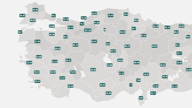 Güncel Türkiye koronavirüs risk haritası
