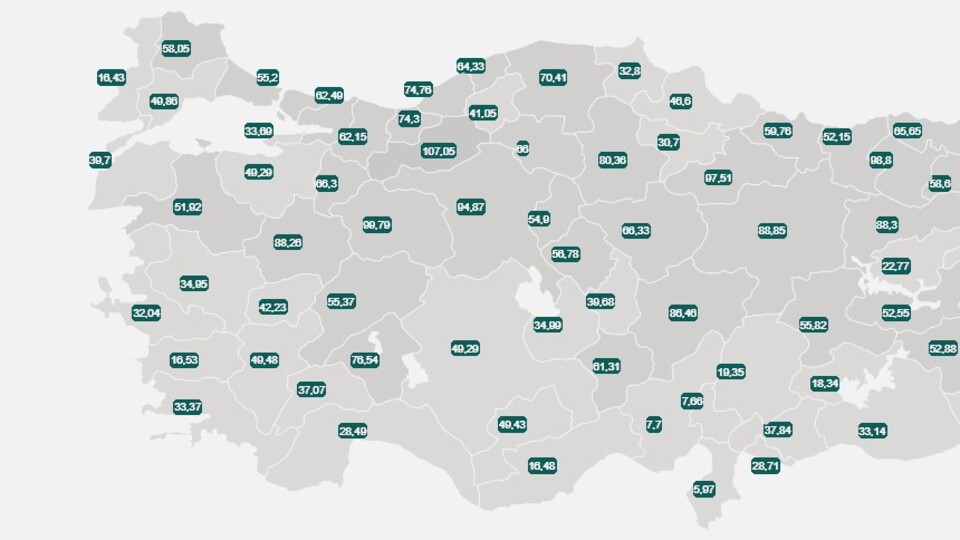 Güncel Türkiye koronavirüs risk haritası