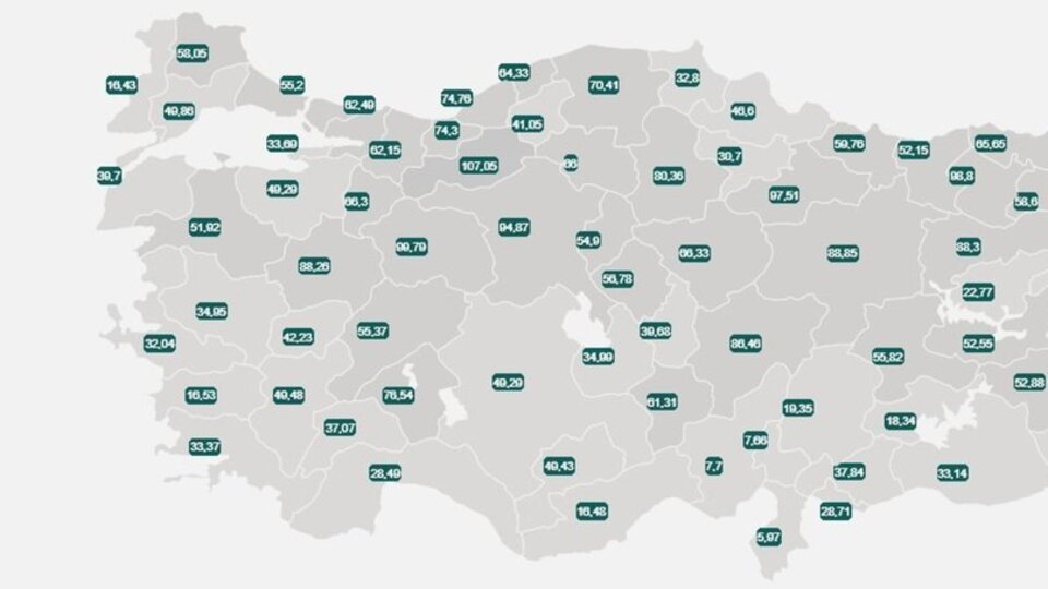 İşte il il koronavirüs risk haritası