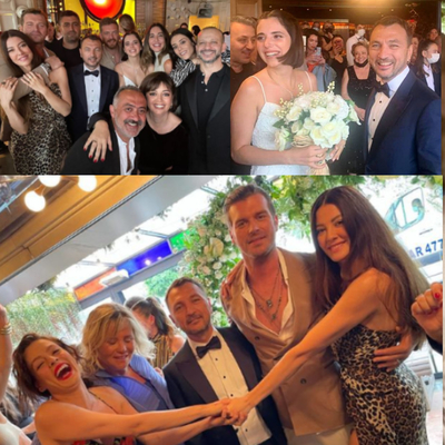 Ünlüleri buluşturan nikah