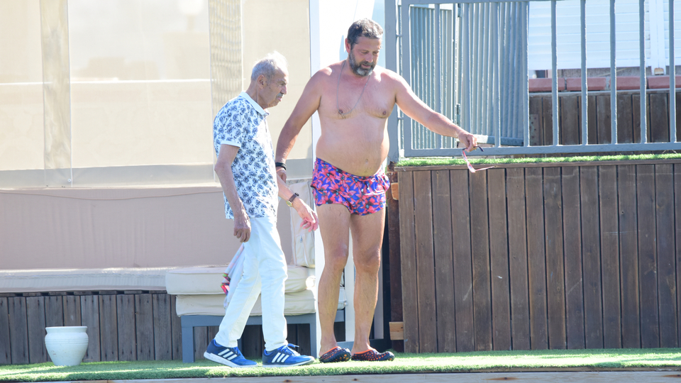 Baba-oğulun Bodrum tatili