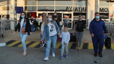 Rusya'dan ilk uçak geldi