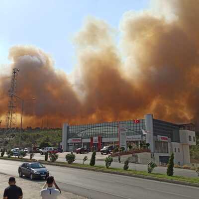 Hatay'daki orman yangınında 'çay' savunması!