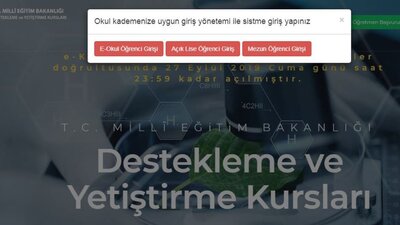 E-kurs girişi nasıl yapılır?