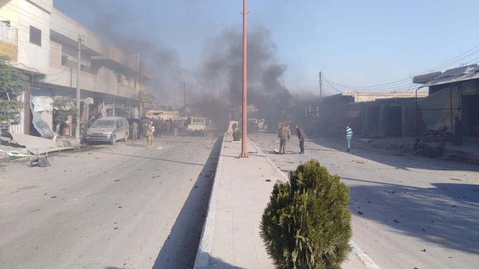 Tel Abyad'da hain saldırı: 1 ölü, 1 yaralı