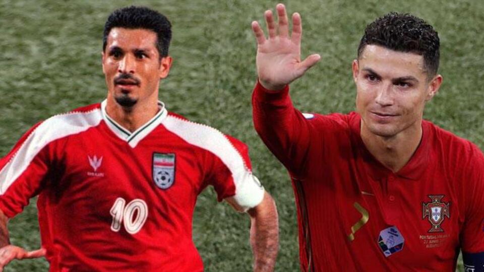 İranlı eski futbolcu Ronaldo'ya tebrik