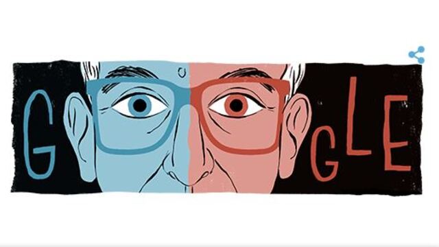 Krzysztof Kieślowski doodle oldu