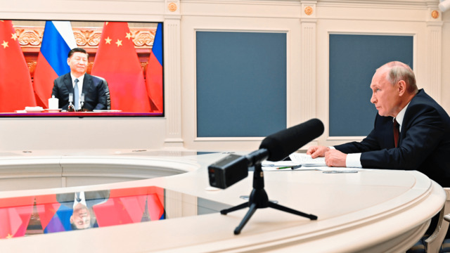 Putin ile Şi Cinping'in çevrim içi toplantısında iş birliği vurgusu