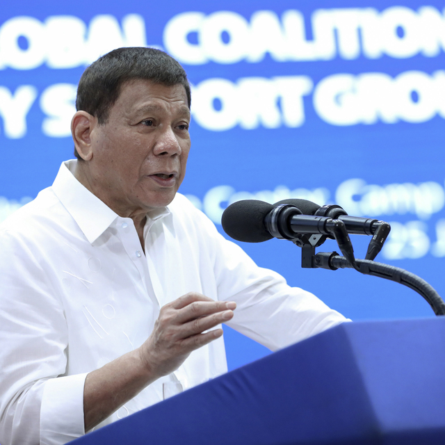 Filipinler Devlet Başkanı Rodrigo Duterte'den açıklama