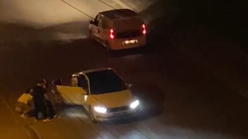 Araçtan inen kadını dövdü, serbest kaldı!