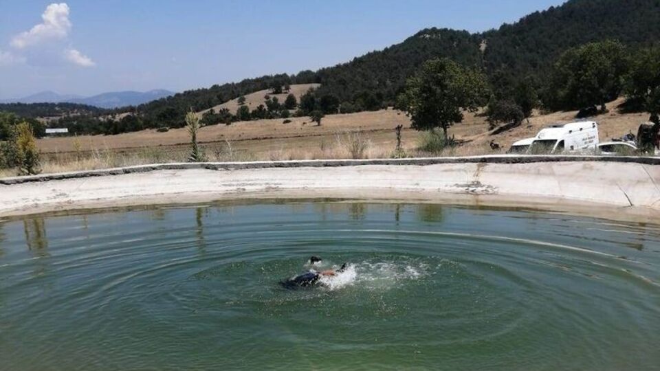 Yangın söndürme havuzunda facia!
