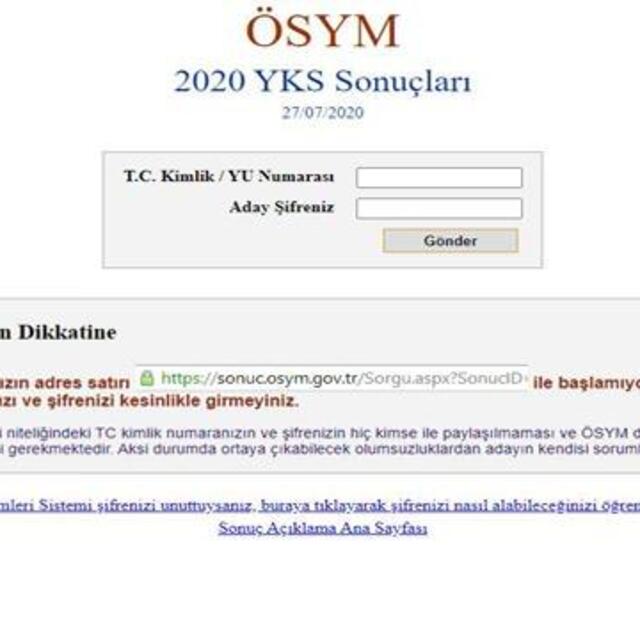 YKS sonuçları ne zaman açıklanacak?
