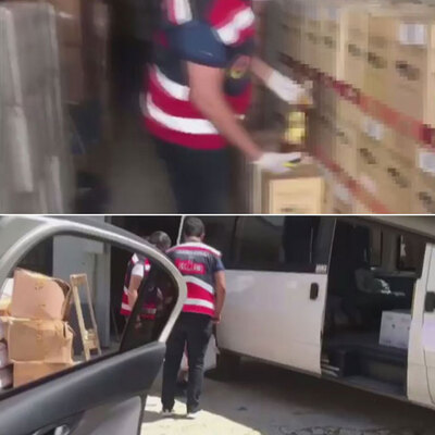 İstanbul'da sahte içki! Tam 8 ton!