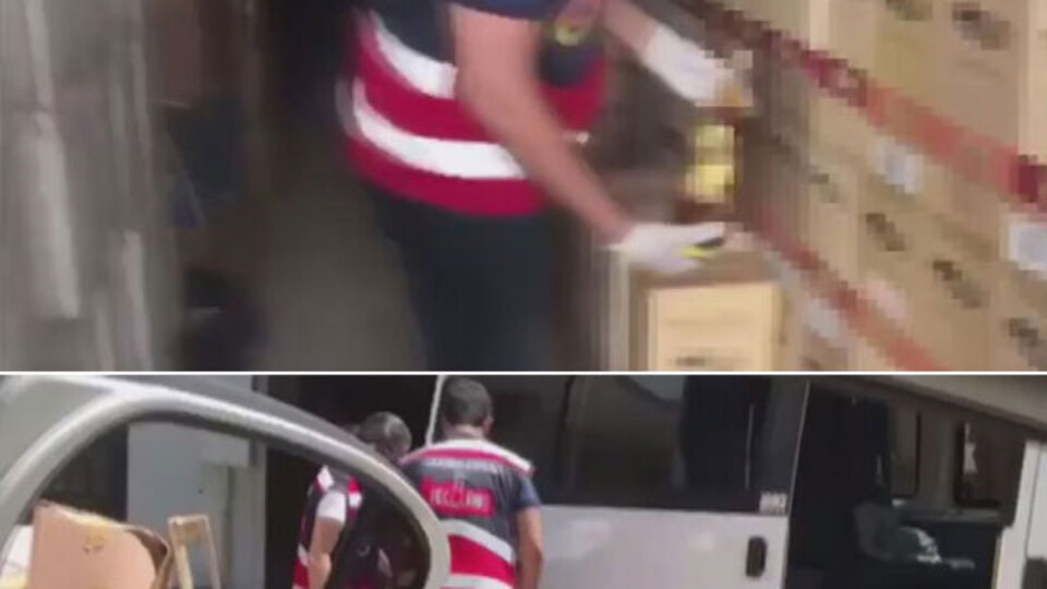 İstanbul'da sahte içki! Tam 8 ton!