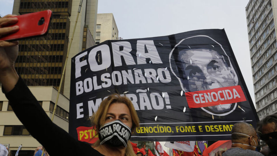 Brezilya'da Devlet Başkanı Bolsonaro karşıtı gösteriler düzenlendi