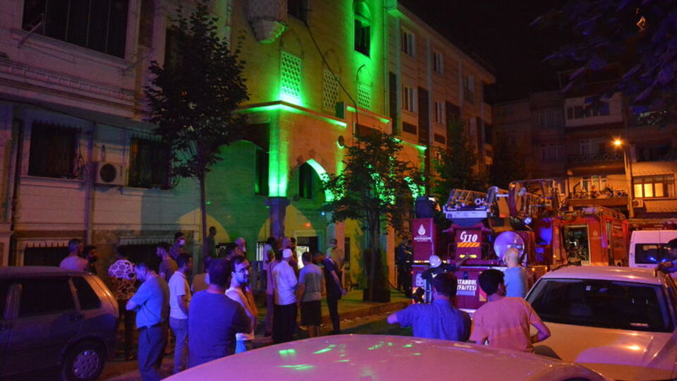 Kur'an kursunda korkutan yangın