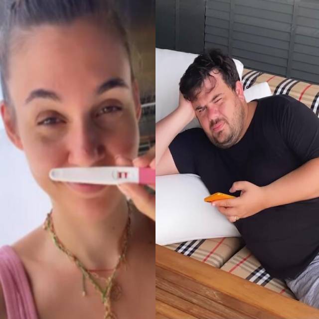 Gebelik testini görünce...