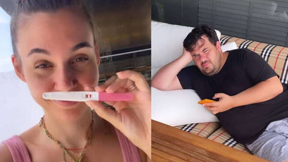 Gebelik testini görünce...