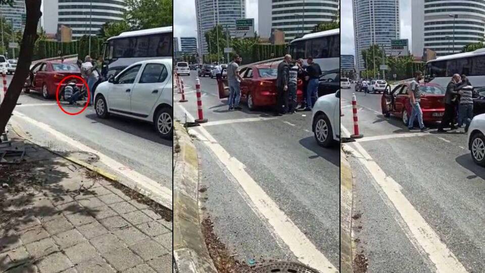 Para beklerken dayak yedi!