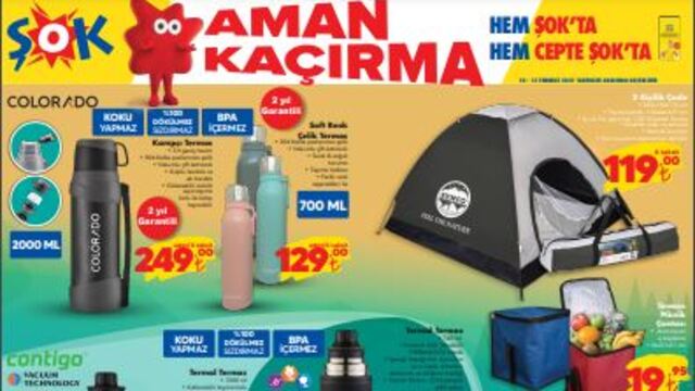 ŞOK 7-13 Temmuz aktüel ürünler kataloğu