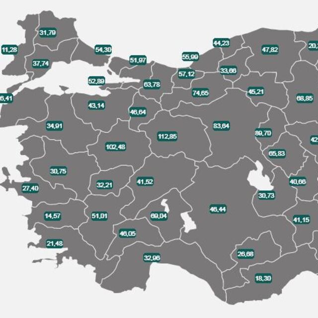 Güncel Türkiye koronavirüs risk haritası