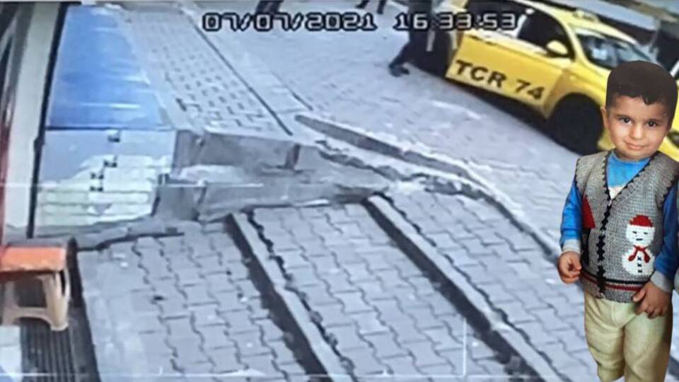 3 yaşındaki Faruk'un feci sonu!