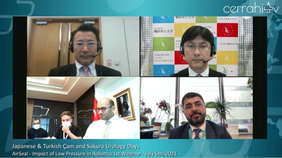 Çam ve Sakura'da Japon cerrahlara robotik ameliyat eğitimi