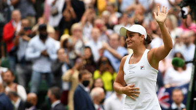 Wimbledon'da tek kadınlarda şampiyon Barty