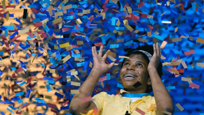 Heceleme yarışmasında tarih yazan 14 yaşındaki Zaila