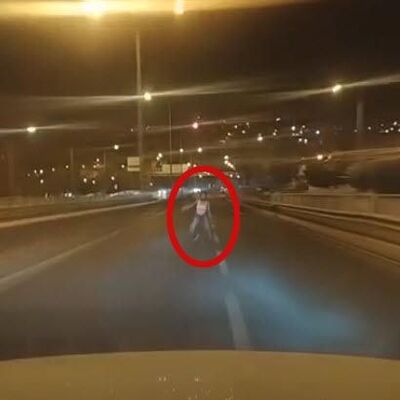 Canlı yayında çarpıp kaçmış!