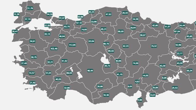 Güncel Türkiye koronavirüs risk haritası