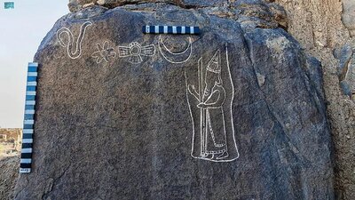 Suudi Arabistan'da 2 bin 600 yıllık "yazıt" keşfedildi